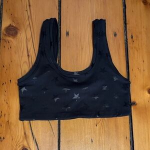Terez Black Star Patterned Women's Bralette